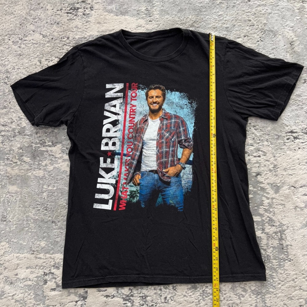 Luke Bryan What Makes You Country Tour  Concert T-Shirt Men's Size L